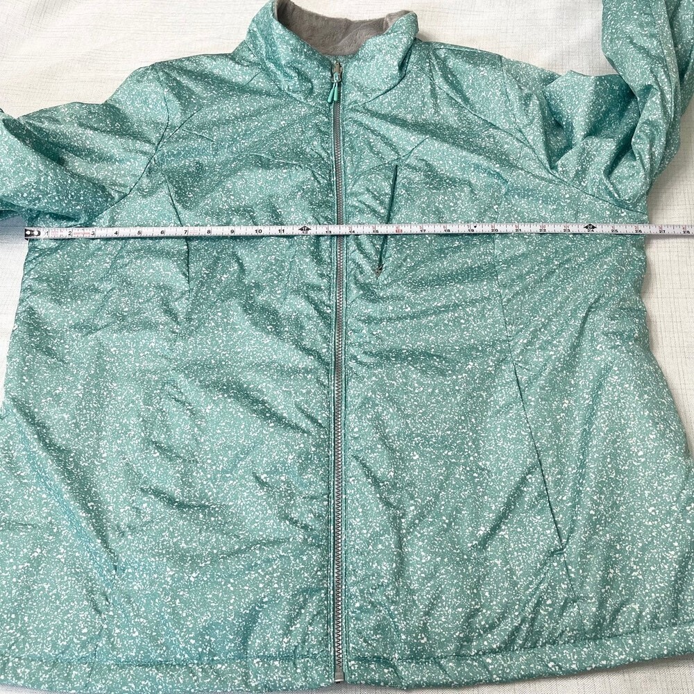 Womens ZeroXposur Green Zip Up Winter Jacket Size 1X - Picture 9 of 12